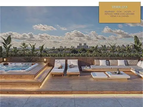 Departamento 2 ambientes con 1 baño