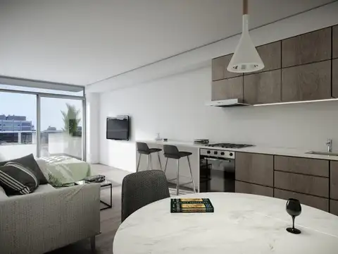 Departamento Monoambiente con 1 baño