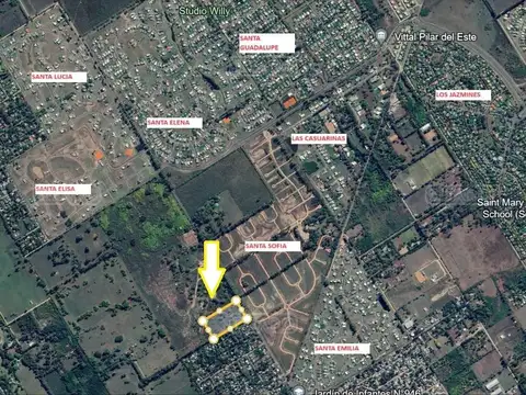 Campos en venta en Av Parque Pil