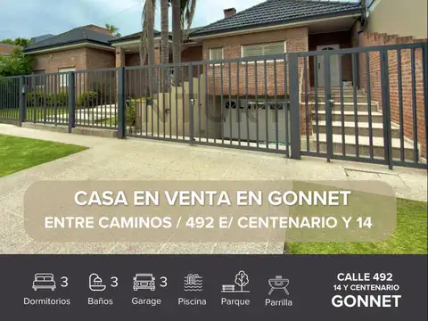 Casa en venta en Gonnet