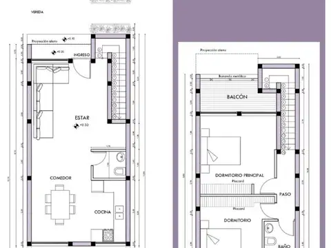 Departamento 3 ambientes con 2 baños