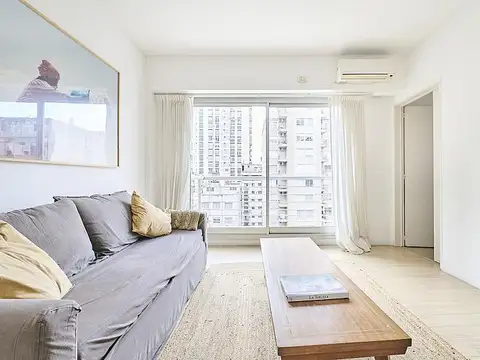 Departamento 2 ambientes Suite Luminoso Semipiso Impecable Vista balcon en Recoleta