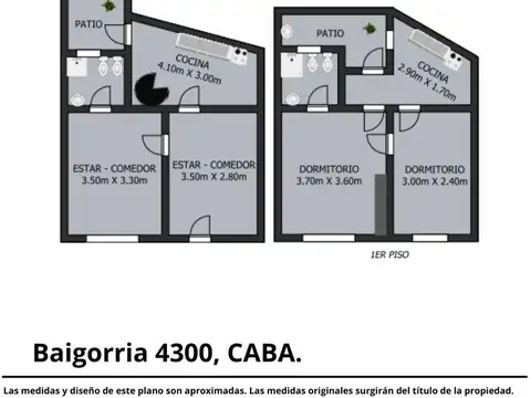 Depto Tipo Casa en Venta de 4 ambientes