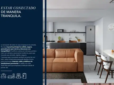 Departamento 2 ambientes con 2 baños