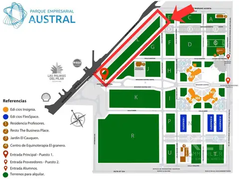 Alquiler Corporativo - Frente Comercial Ruta 8: 14.896 m² Modulables – La Mejor Vidriera de Pilar