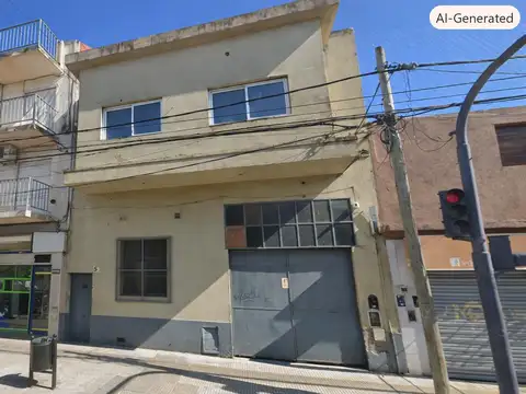 Galpón deposito apto local 450m2 sobre Avenida Laprida en 2 plantas ALQUILER