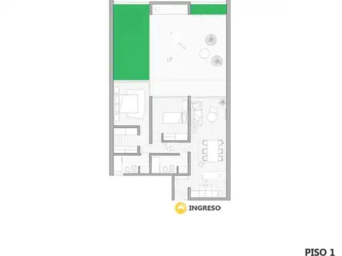 Venta departamento 2 dormitorios Abasto Rosario