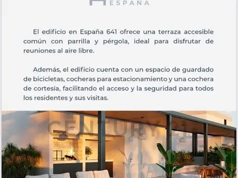 Departamento en Venta de 1 dormitorio