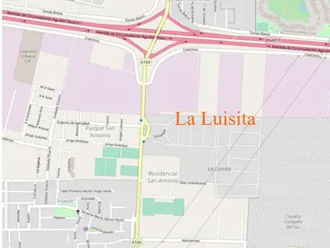 Terreno en Venta en La Luisita, USD 159.000