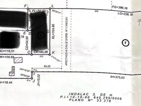 Terreno en Venta de 56620,0 m2