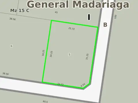 VENTA LOTE EN GENERAL MADARIAGA