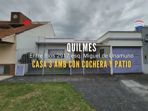 Casa en Venta 2 dormitorios en Quilmes Oeste