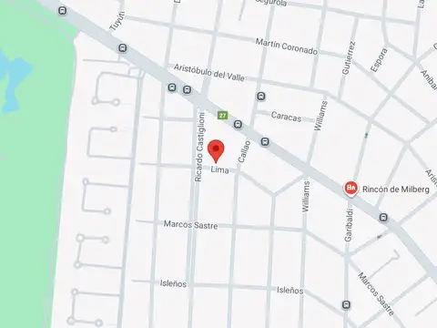 TERRENO RINCÓN DE MILBERG ¡PRÓXIMO A RUTA 27!