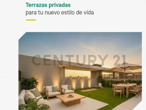 Departamento 3 ambientes con 2 baños