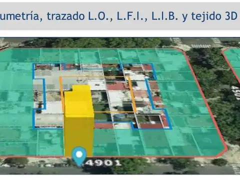 TERRENO EN VENTA EN SAAVEDRA PARA CONTRUIR 800 MTS2