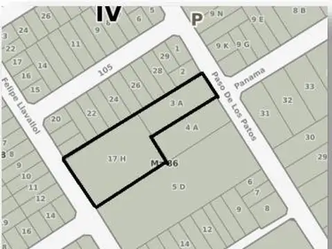 Terreno en Venta 40  mts Frente