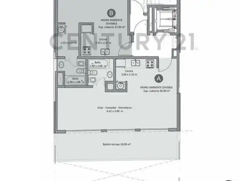 Venta 2 ambientes a estrenar palermo Hollywood