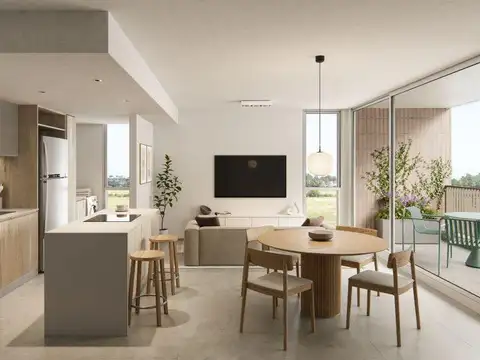 Departamento 3 ambientes con 2 baños