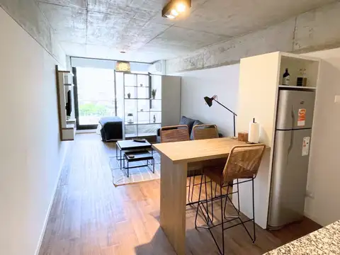 Monoambiente Moderno y Luminoso con Balcón Al Contrafrente, Amenities - Apto Crédito