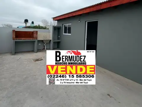 Venta Chalet 3 Ambientes Calle 60 Entre 8 Y 9 Mar Del Tuyu