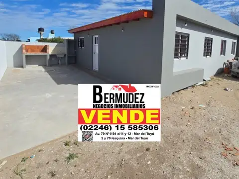 Venta Chalet 3 Ambientes Calle 60 Entre 8 Y 9 Mar Del Tuyu