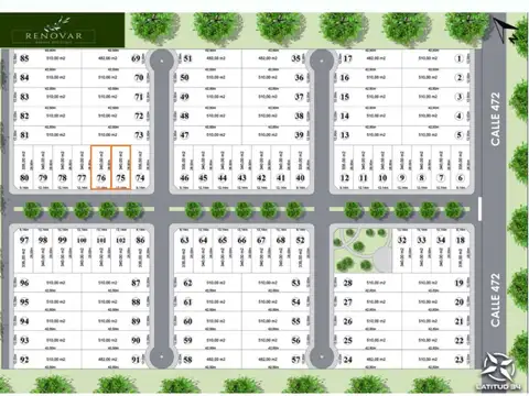 Terreno en Venta 12  mts Frente