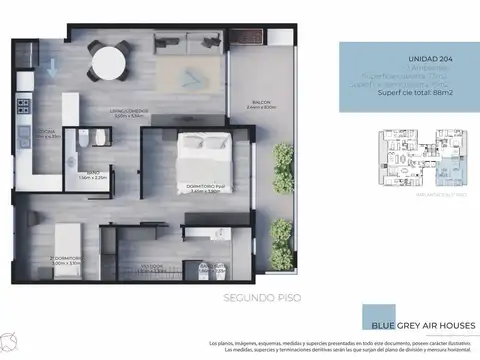 Departamento en Venta de 3 ambientes