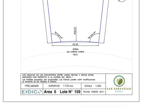 Terreno en Venta en San Sebastian, USD 114.000
