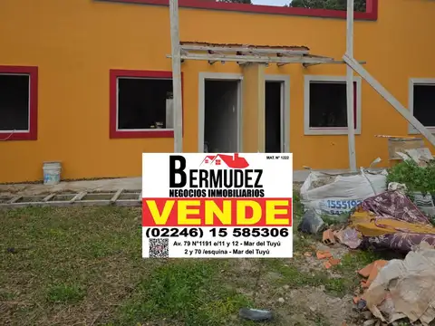 Venta  Chalet 3 Ambientes, calle 60 e/ 5 Y 6 Mar del Tuyu