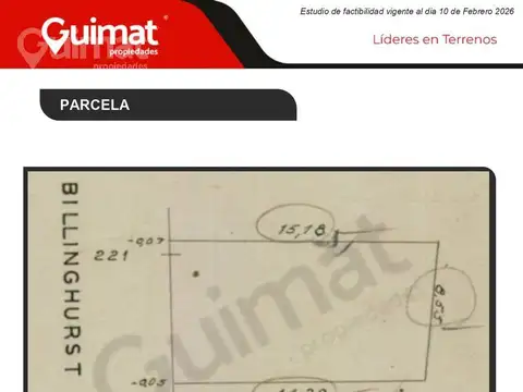 Terreno en Venta de 127,0 m2