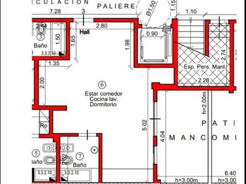 MONOAMBIENTE c/PATIO en VENTA con RENTA en VILLA URQUIZA 