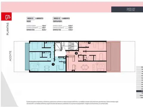 Departamento en Venta de 3 ambientes