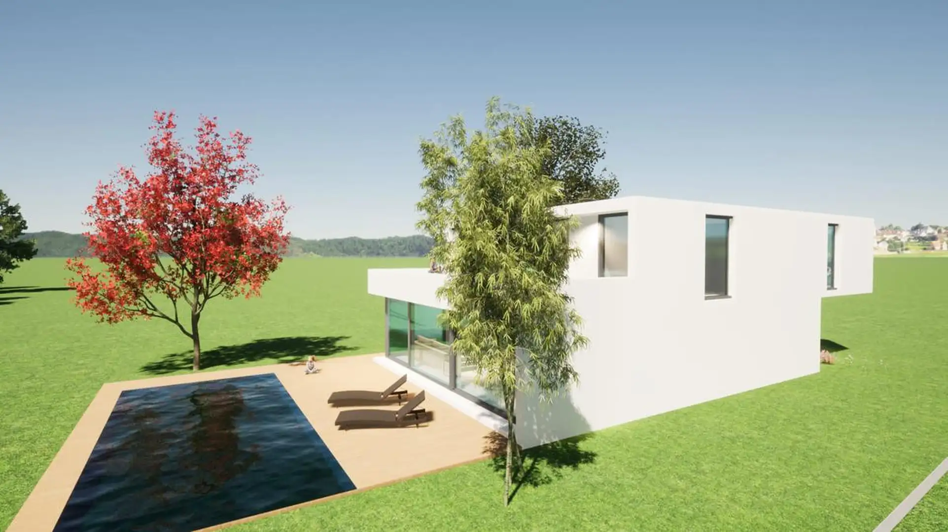 Casa 4 ambientes en dos plantas con jardín y terraza