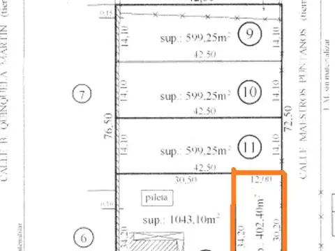 Terreno en Maestros Puntanos esquina Salesianos