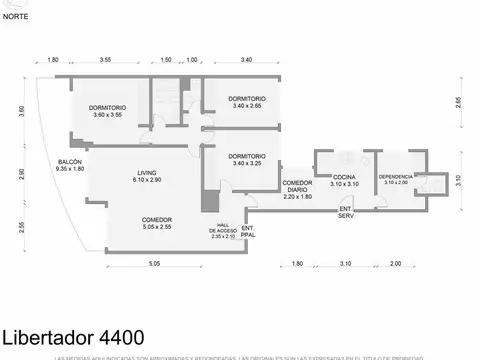 Departamento en Venta en Palermo, USD 390.000