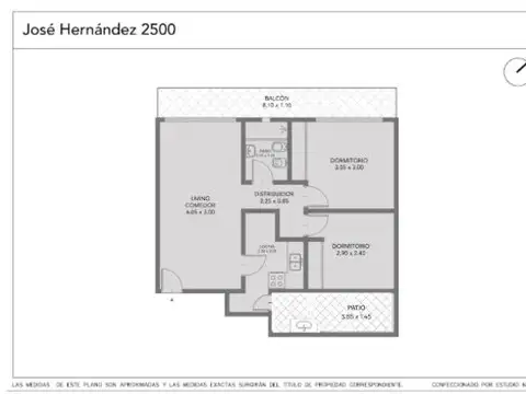 Departamento en Venta de 2 dormitorios