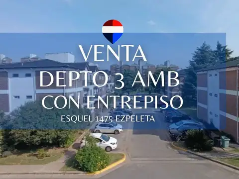 VENTA DEPTO 3 AMB + ENTREPISO B. LA COLINA EZP