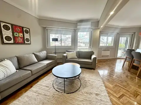 Departamento Alquiler temporario en Recoleta 4 ambientes  muy luminoso