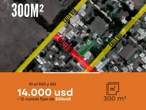 Terreno en venta - 300Mts2 - Villa Parque Sicardi [FINANCIADO]