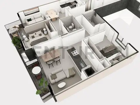 Ascasubi 5700, Piso 0