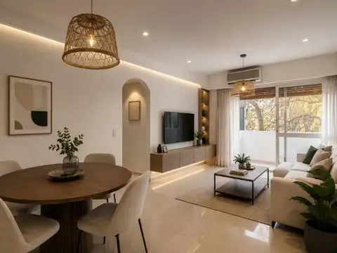 Departamento 3 ambiente con dependencia, Luminoso en Belgrano R