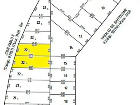 Terreno en Venta de 516,0 m2