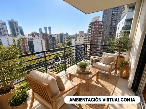 MODERNO 3 AMBIENTES C/ BALCON,  COCHERA Y BAULERA EN LAS CAÑ