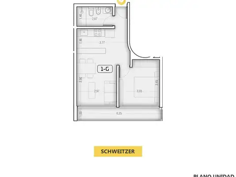 Venta departamento 1 dormitorio Fisherton Rosario