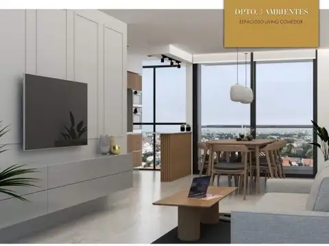 Departamento 3 ambientes con 3 baños