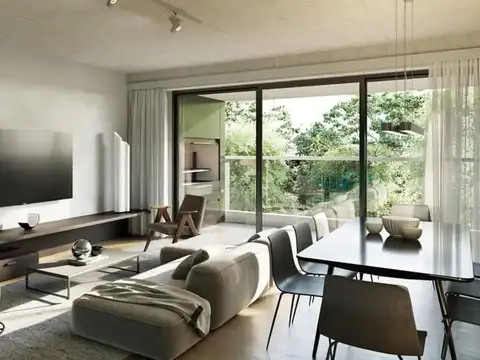 Departamento 3 ambientes con 2 baños