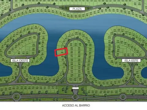 Lote Central a la laguna en Villalobos