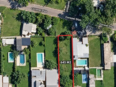 Terreno en Venta 53  mts Fondo
