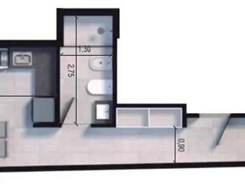 Departamento en Venta de 2 ambientes
