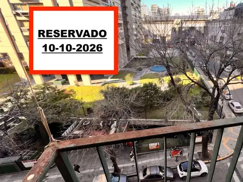 RESERVADO 10-10-2026, BALCÓN CON VISTA ABIERTA AL FRENTE, PARQUIZADA, IMPOSIBLE edificación nueva. Mostramos en el día